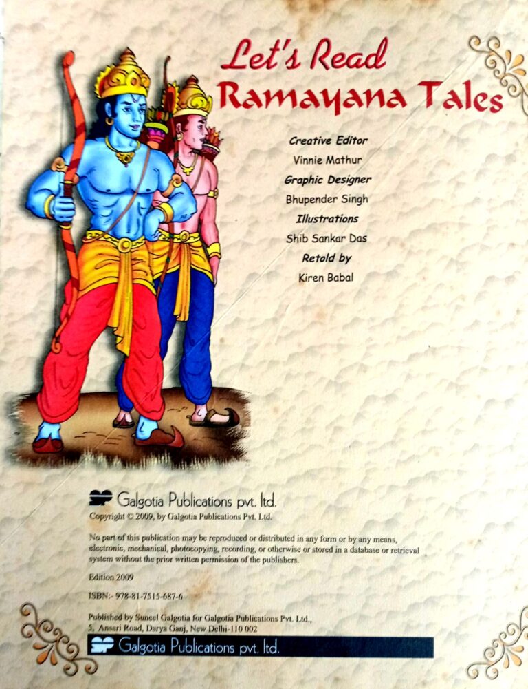 Lets Read Ramayana Tales