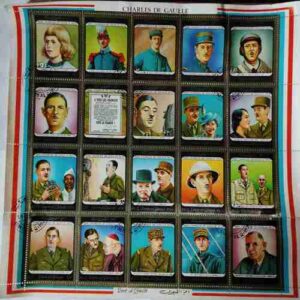 Charles De Gaulle ( Set of 20 Stemp )