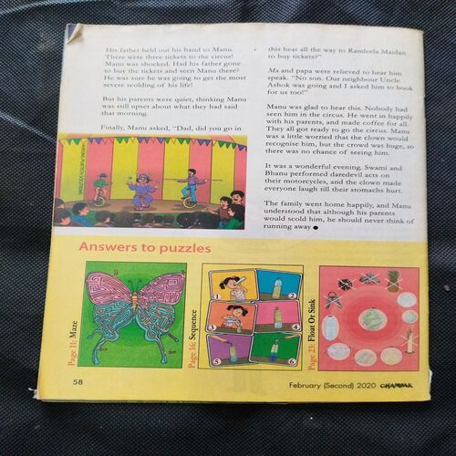 Champak ( February 2nd 2020 ) Few pages damaged and missing cover damage also .
